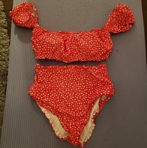 Daisy patterned swimsuit